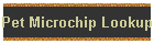 Pet Microchip Lookup